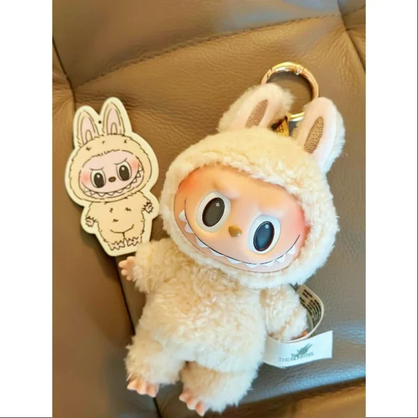 Labubu The Monsters Exciting Macaron Vinyl Face Series Soy Milk