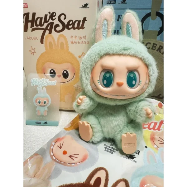Labubu The Monsters Have A Seat Summer Party Macaron Plush Series 2 QUQU - Image 3