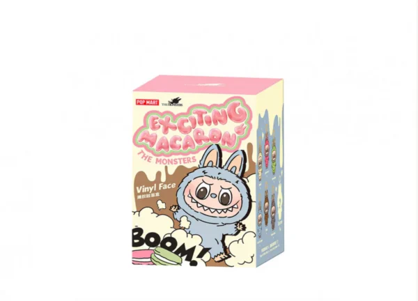 Pop Mart Labubu The Monsters Tasty Macarons Chestnut Cocoa Vinyl Plush Pendant - Image 3